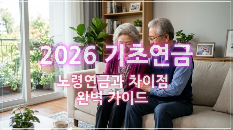 2026기초연금액과노령연금 산출기준지급 비교