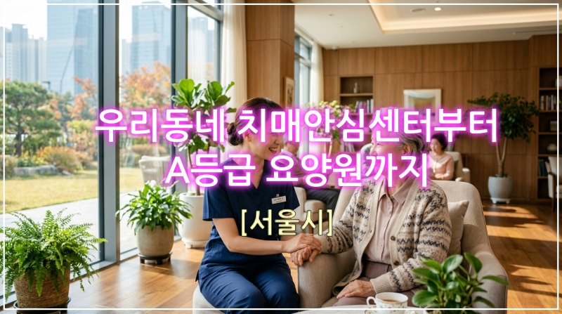 서울시 치매안심센터 위치 안내 및 A등급 전문 요양원 선별 가이드 대표 이미지