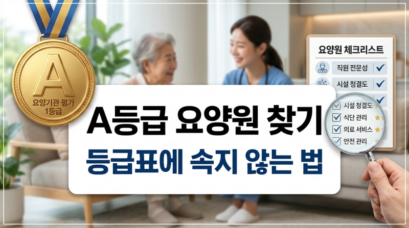 전국 요양원 등급 확인 방법과 우수 시설 선별을 위한 체크리스트 안내 이미지