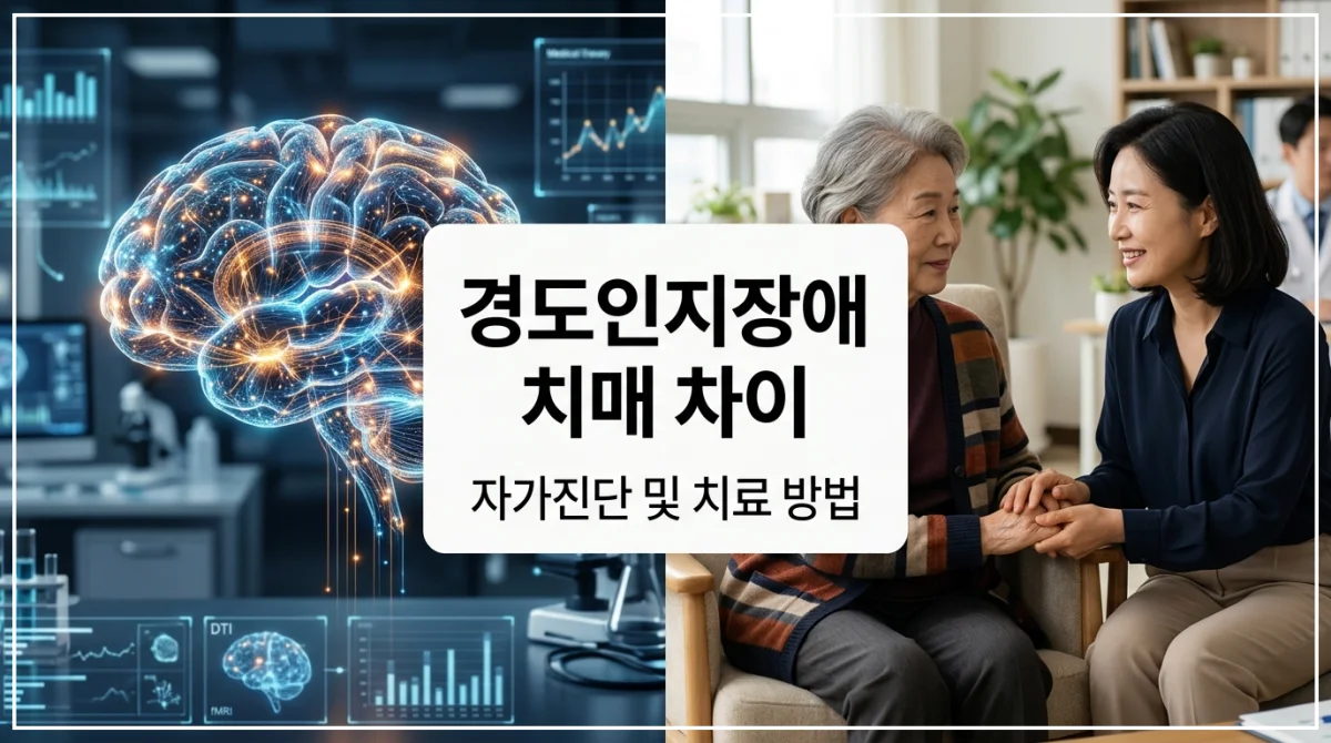 경도인지장애 치매 차이 비교 및 자가진단 설문지 가이드 썸네일