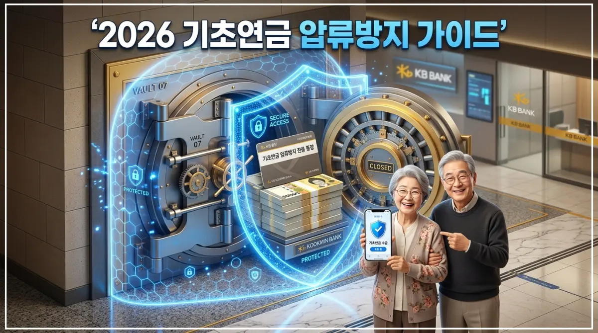 2026년 기초연금 압류방지 행복지킴이 통장 발급 방법과 은행 및 혜택 안내
