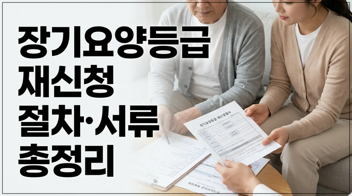 장기요양등급 재신청 절차 및 필요 서류 정리